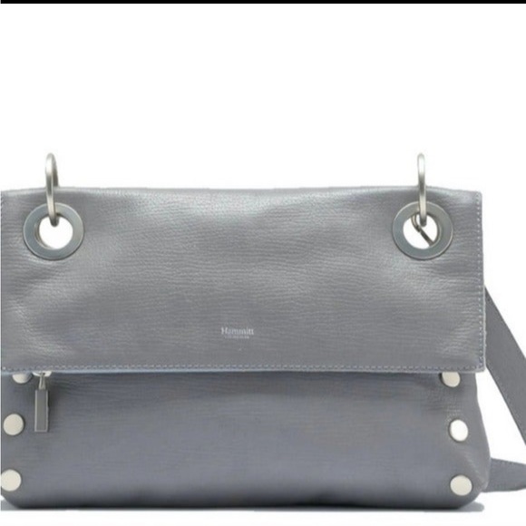 Hammitt Handbags - NWT Hammitt VIP Montana Medium Leather Crossbody Bag in Steel Blue